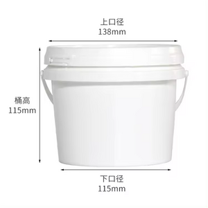 Wholesale Round Bucket for Candy Cookie Chocolate Bucket Manufacturer PP  Food Grade Colorful Cheap Plastic With Lid  Handle