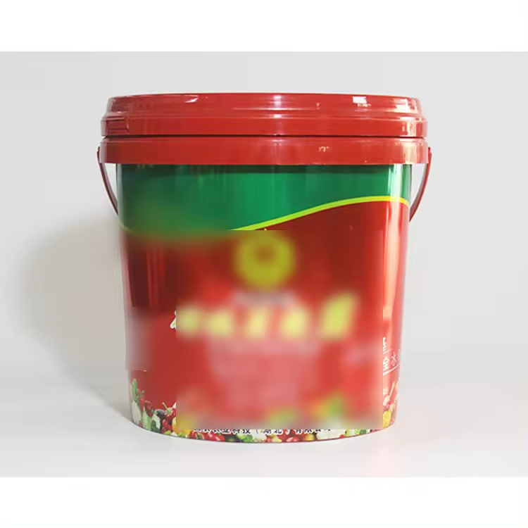 Wholesale Round Bucket for Candy Cookie Chocolate Bucket Manufacturer PP  Food Grade Colorful Cheap Plastic With Lid  Handle