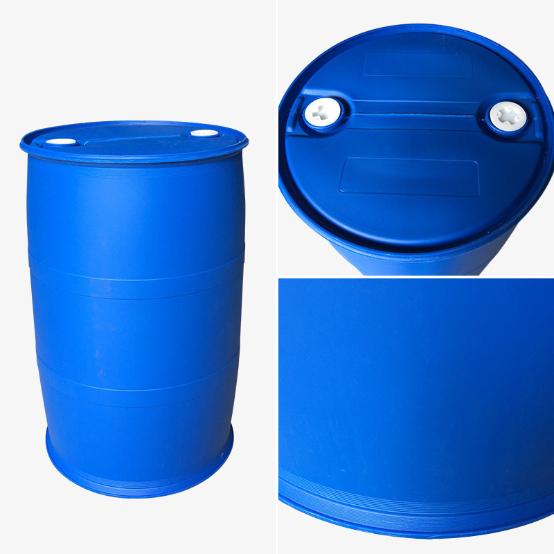 Brimful Volume 25/50/100/120/150/160/200L Open Top Blue Plastic 55 Gallons Drum / Hdpe Open Top Blue Plastic Drum