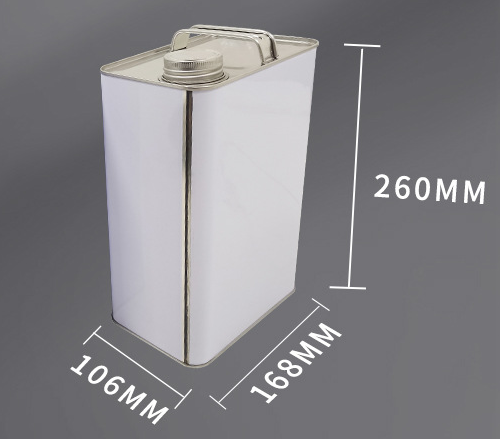 Oil tin canned empty can jerry 1L 2L 3L 4L square metal tin cans