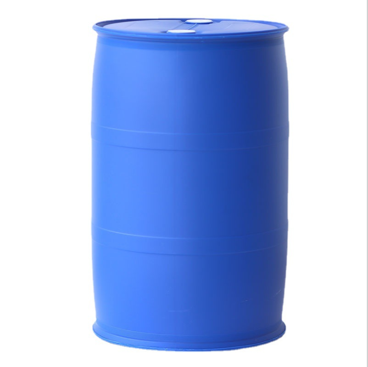 High quality 100% Plastic HDPE 200L plastic barrel / Blue drums for chemicals packing