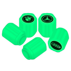 Universal Glow In Dark Tyre Stem Air Cover Decorative Car Tire Cap Luminous valve cap