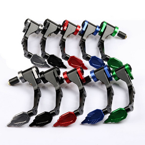 Motorcycle Handlebar Grips Brake Clutch Levers For Kawasaki Ninja400 Z250 bow guard horn hand guard