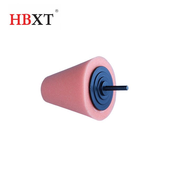 80mm Small sponge conical for automobile hub sponge polishing cone for buffing and grinding car wheel