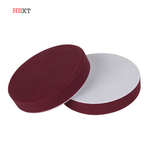 Car polishing pad maroon sponge buffing pad hard foam cutting pad for car polisher