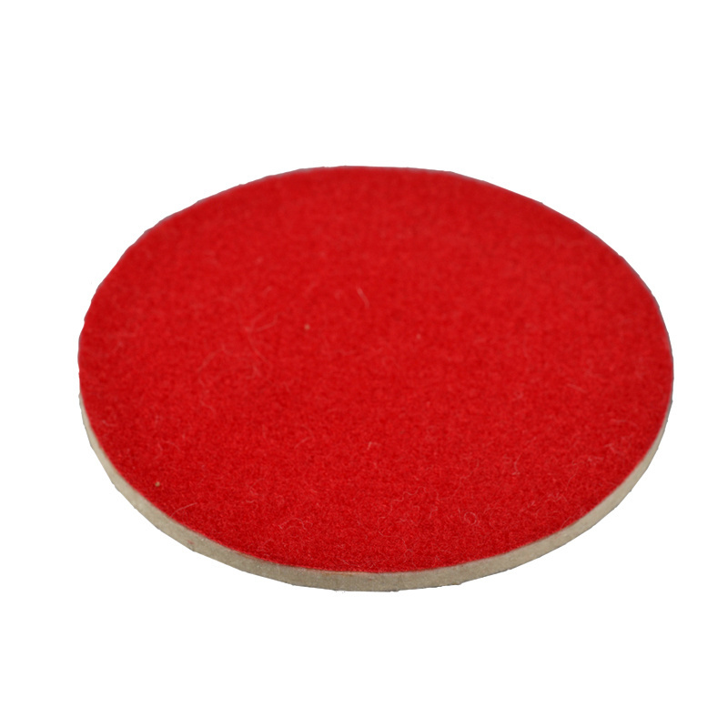 XT-75Y Flat Red Wool Felt Buffing wheel fine wool Felt Polishing wheel for glass