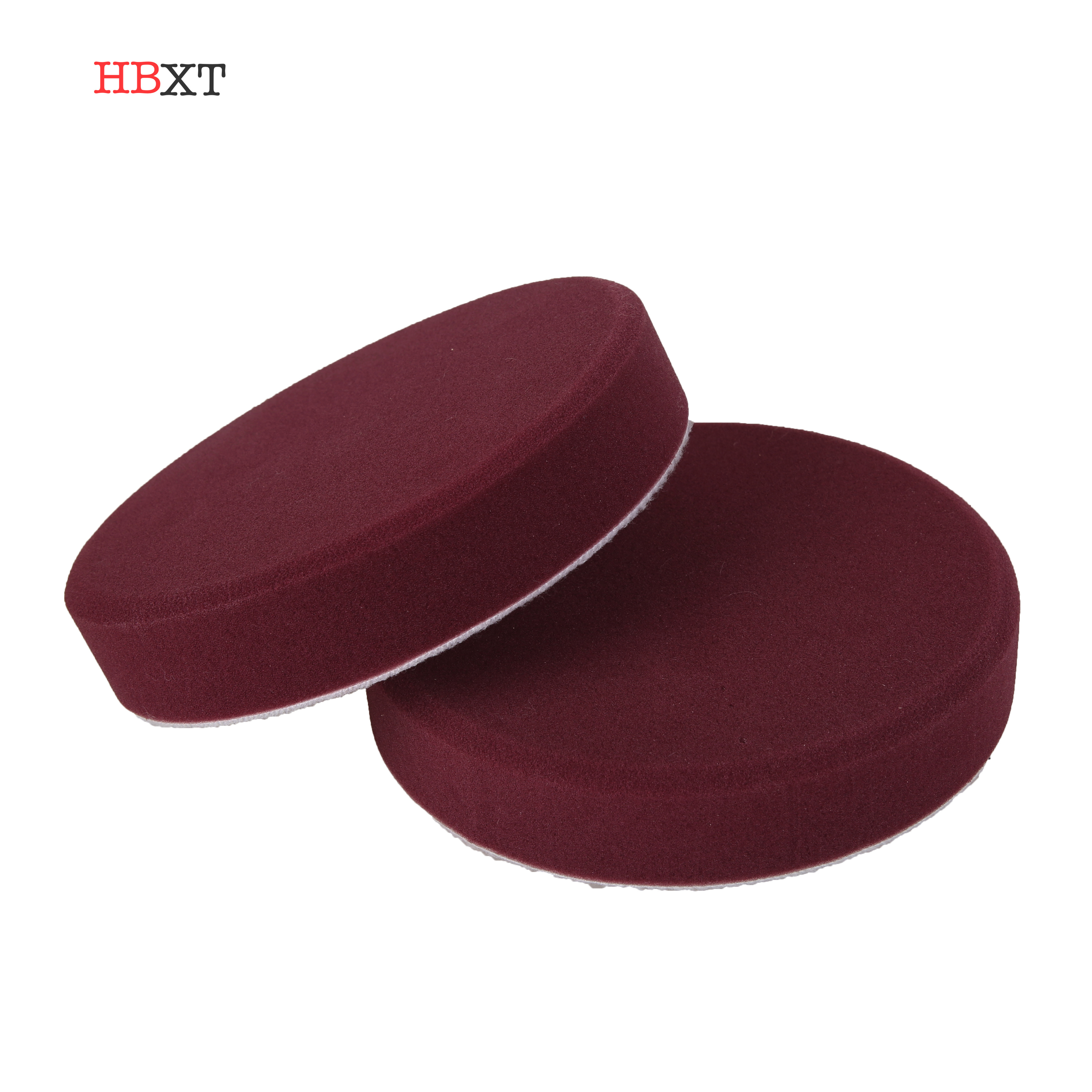 Car polishing pad maroon sponge buffing pad hard foam cutting pad for car polisher