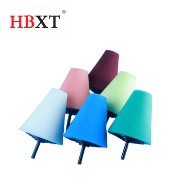 80mm Small sponge conical sponge polishing cone for buffing and grinding car wheel