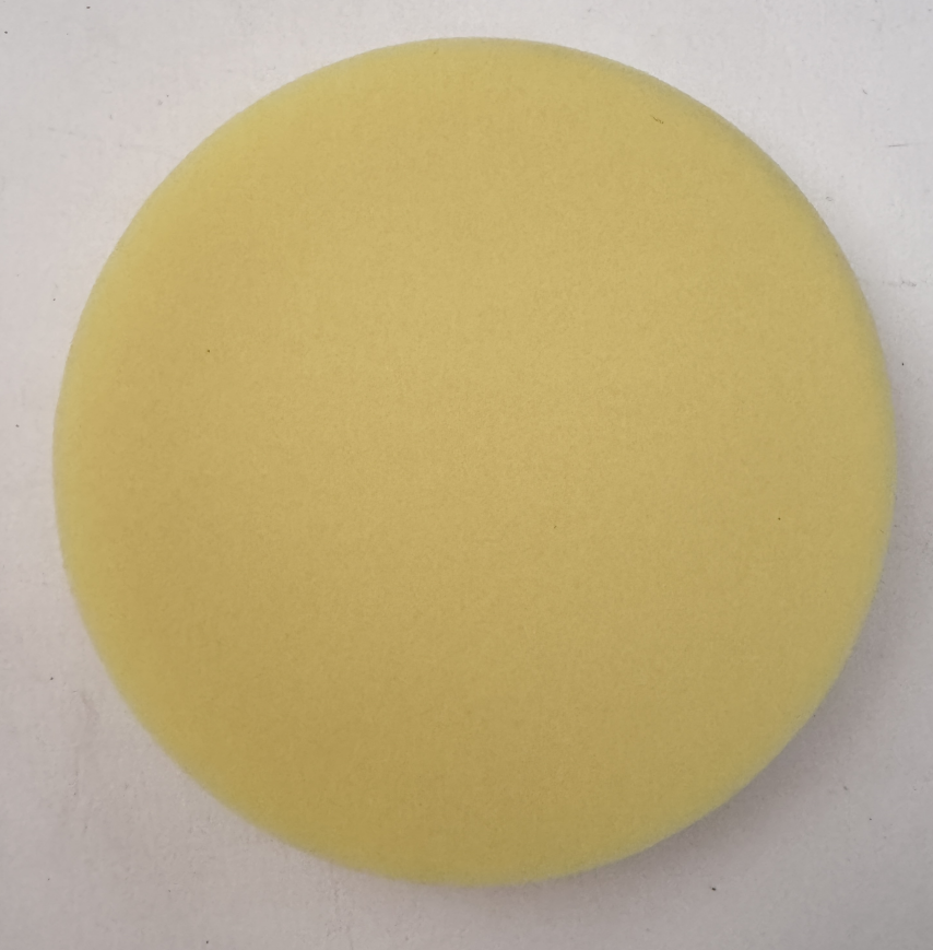 8 Inch Hook & Loop Yellow Medium Polishing  Foam Pad  Grip Pad  Buffer Foam Pad