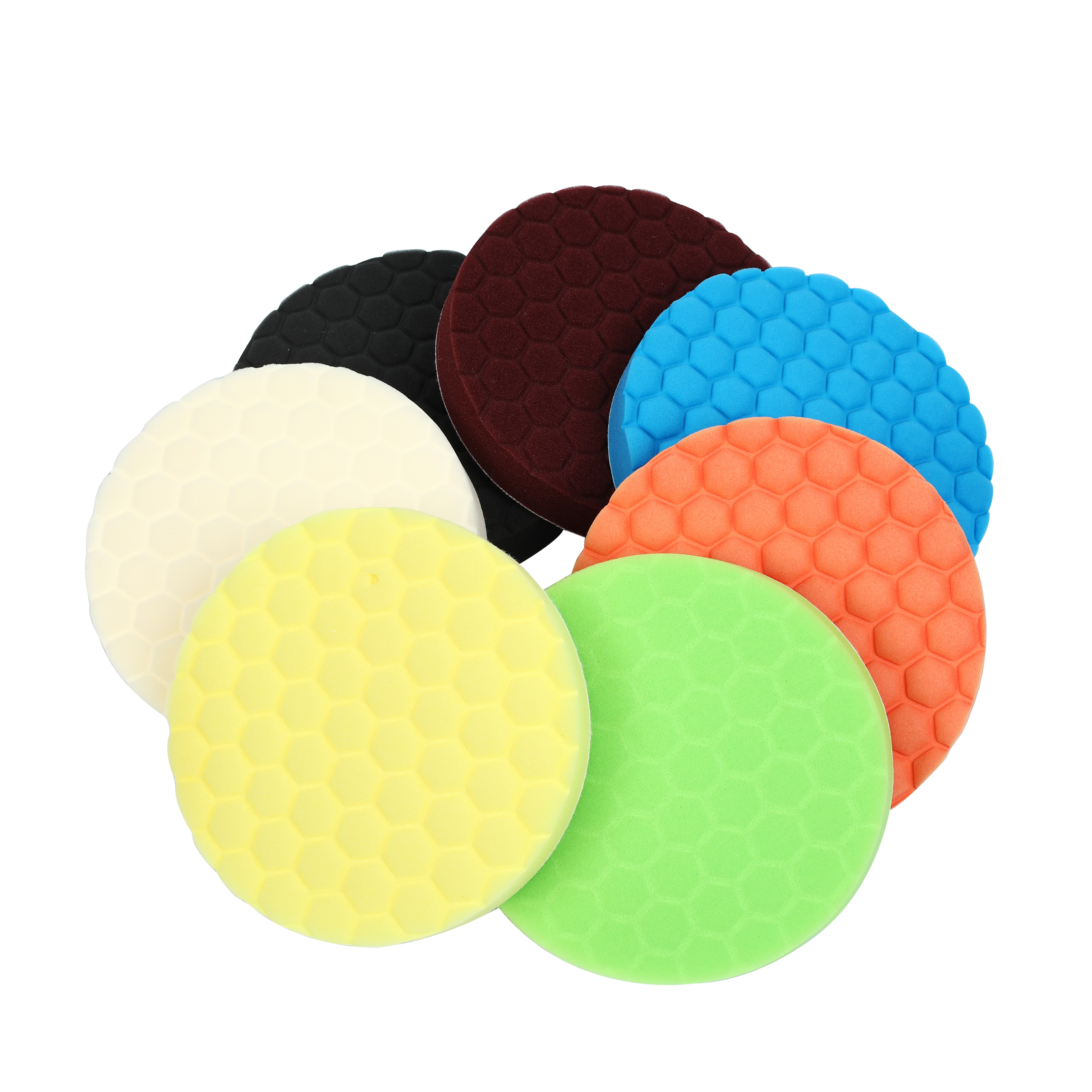 Best Seller hexagonal design Sponge Drill Buffing Pad Auto Detailing Foam Polishing Pad for Car