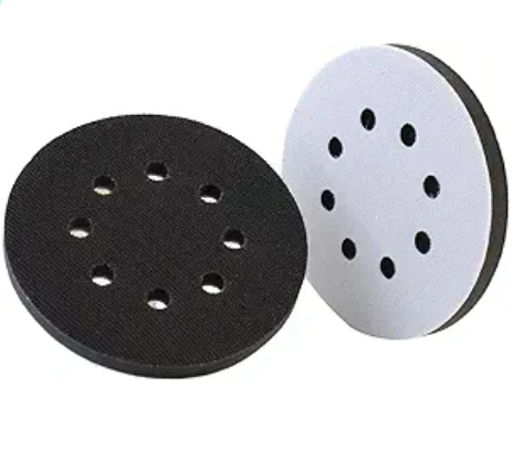 5 Inch 8 Holes Foam Interface Pad Super Foam Sanding Pads for Buffer