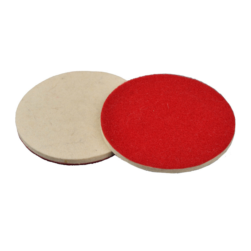 XT-75Y Flat Red Wool Felt Buffing wheel fine wool Felt Polishing wheel for glass