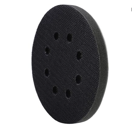 5 Inch 8 Holes Foam Interface Pad Super Foam Sanding Pads for Buffer