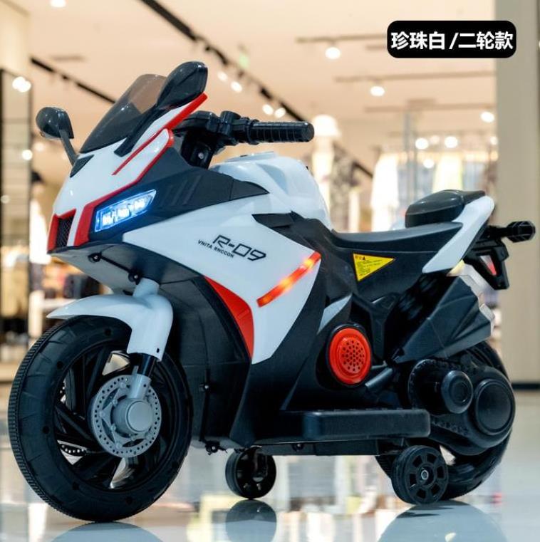 OEM Children's Battery Operated Ride-On Electric Bike Kids Motorcycle with Wheel Power Rechargeable Toy Car for Kids