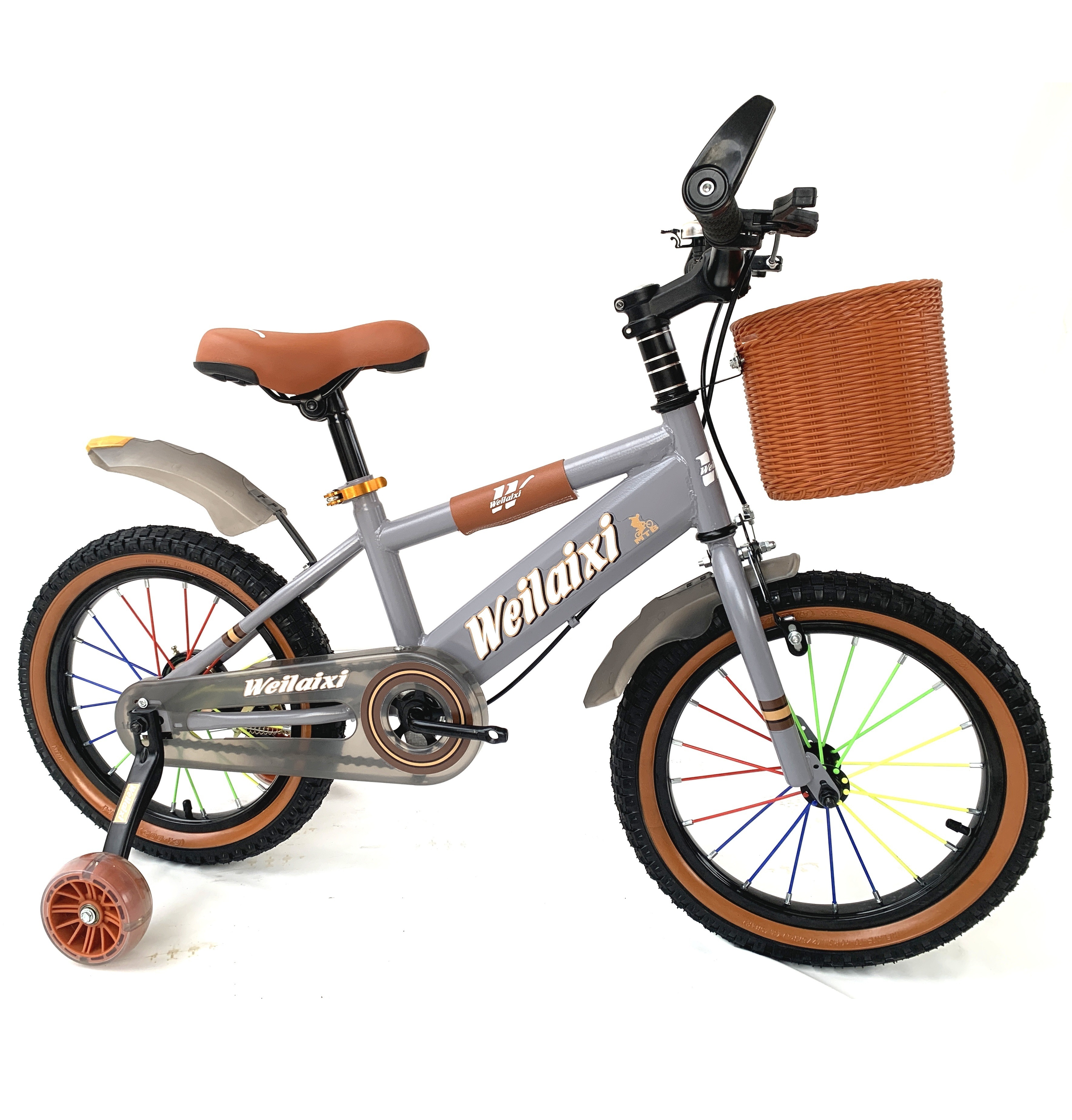 New style color spoke bicycle for kids 4-8 years old  /children bike for 16 inch with light training wheels