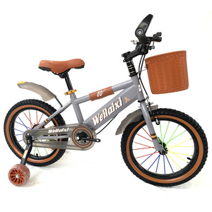 New style color spoke bicycle for kids 4-8 years old  /children bike for 16 inch with light training wheels