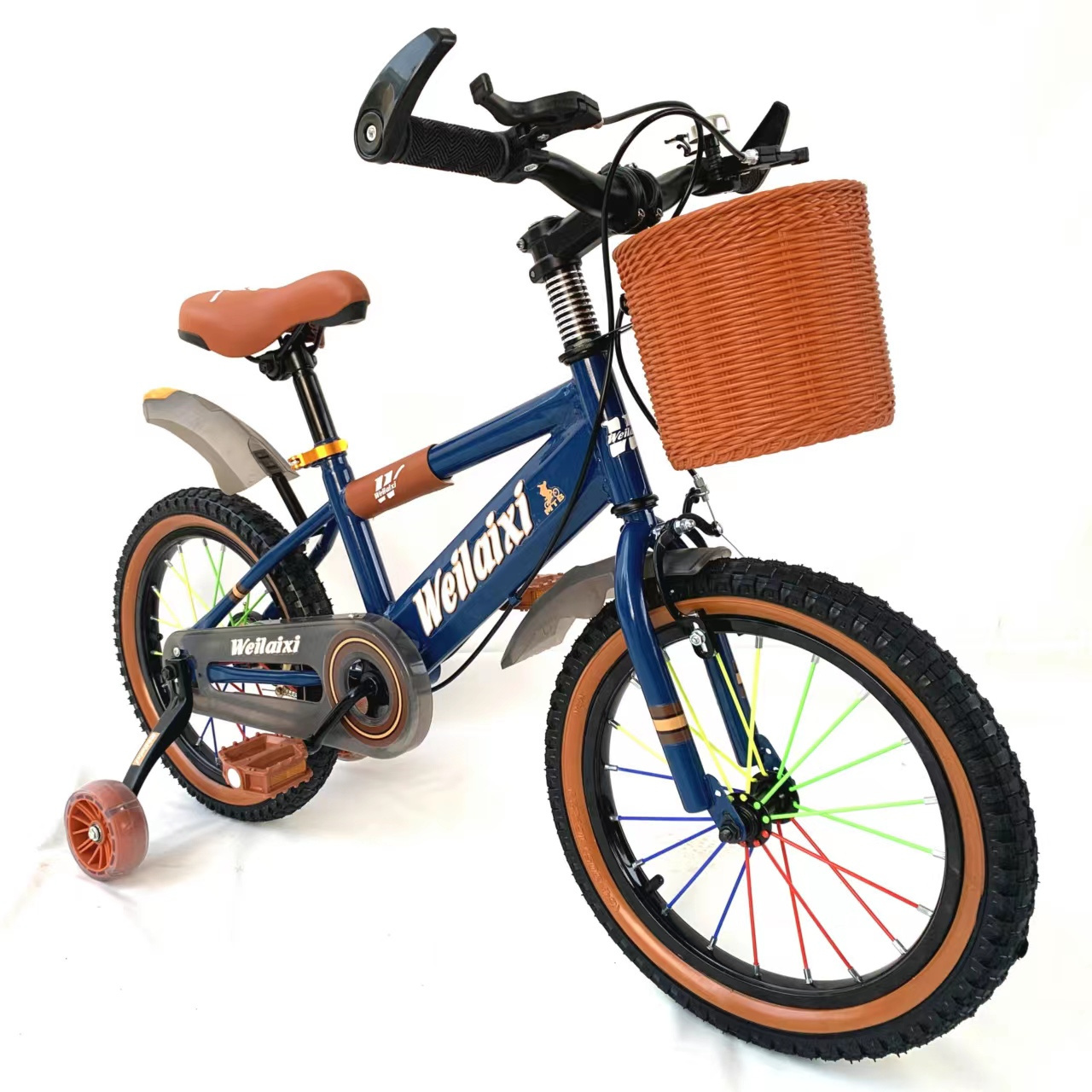 New style color spoke bicycle for kids 4-8 years old  /children bike for 16 inch with light training wheels