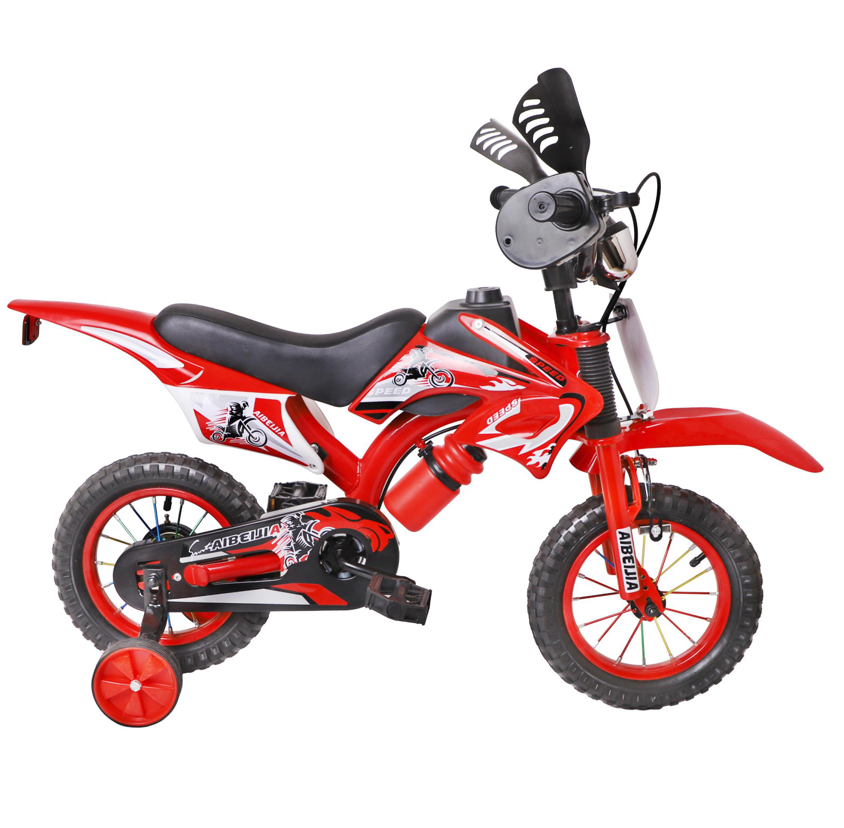 China OEM factory children bicycle kinderfahrrad  12 14 16 18 20 inch kids motorcycle style sports road bike for boys girls