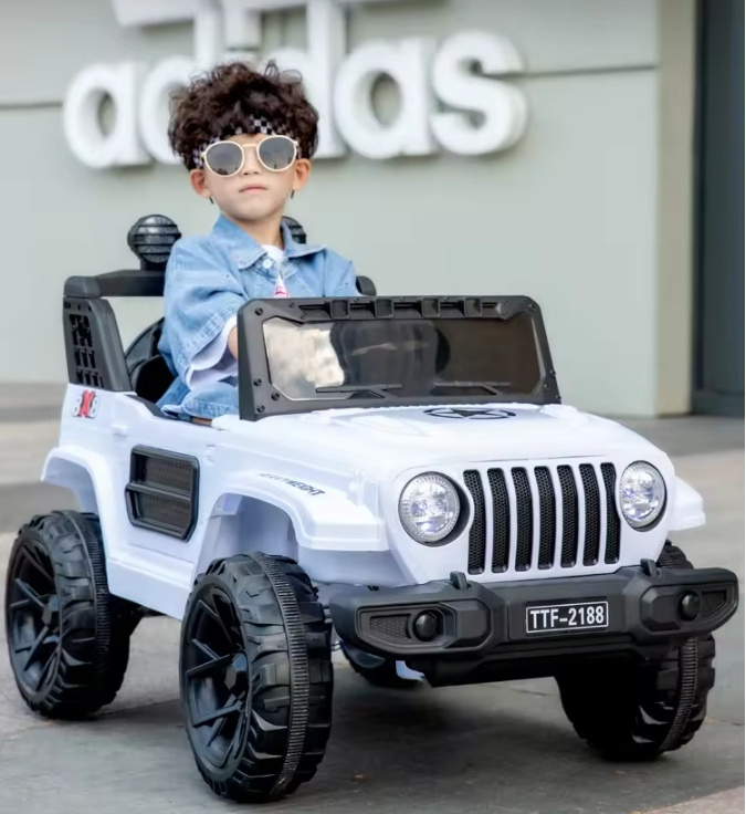 Cheap Kids Battery Operated Children Motor Toys Cars Baby electric kids cars electric ride on 12v jeep Two Seat For Sale