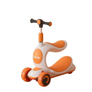 high 3 wheel kids small scooter 120mm light up pu wheel new kid's scooter three in one baby kick scooter for kids