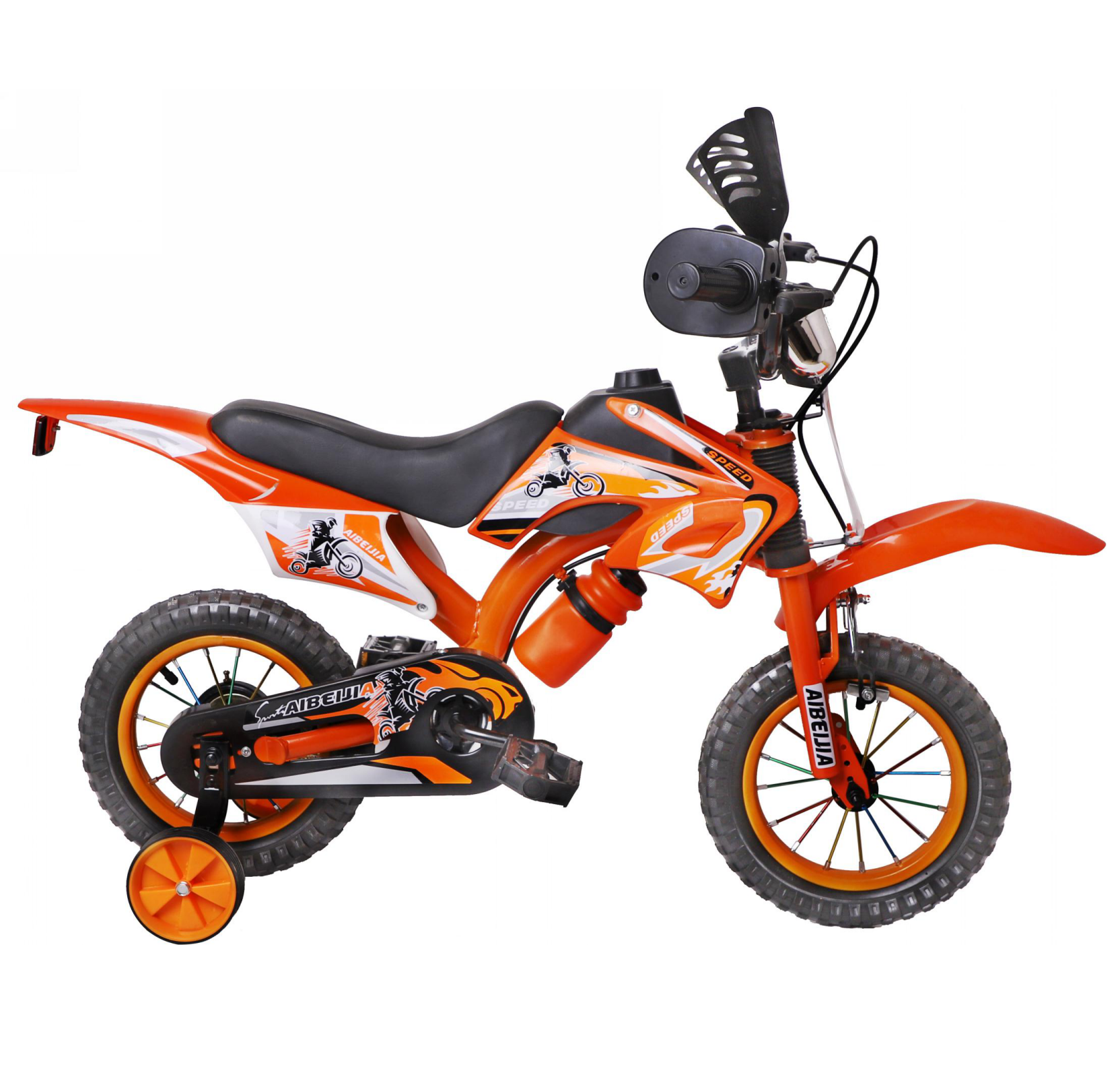 China OEM factory children bicycle kinderfahrrad  12 14 16 18 20 inch kids motorcycle style sports road bike for boys girls