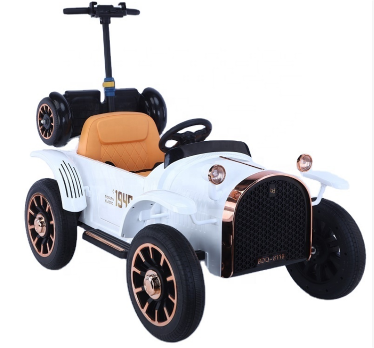 Unique CE approve 2 seats big Chinese electric car for kids with back pedal