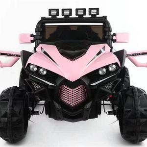 Pink battery operated kids baby car big cars for kids to ride electric toy vehicle