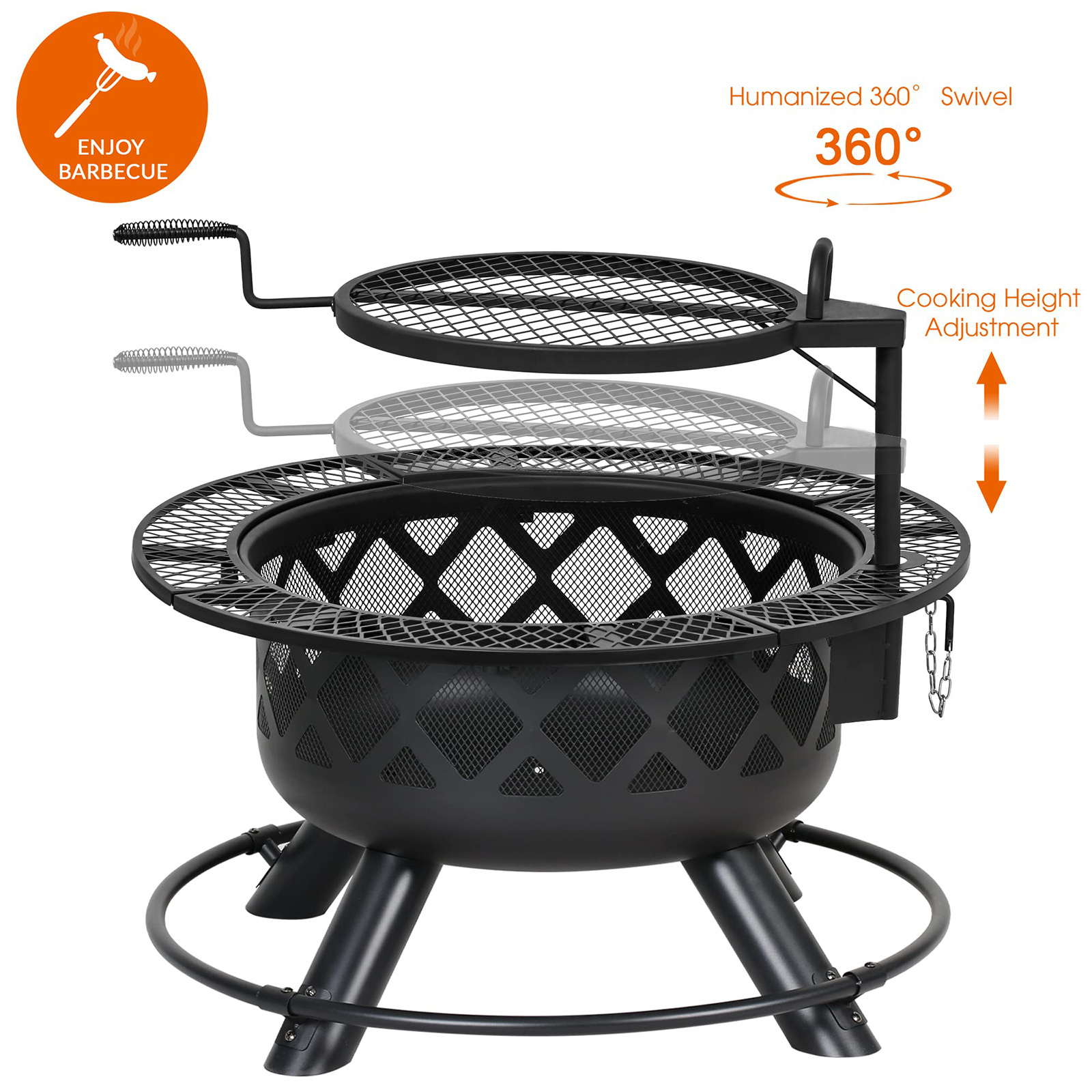 fire pit outdoor  round fire pit table