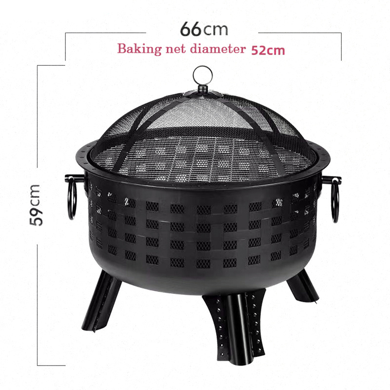 Wholesale Clay Charcoal Laminate Top Cover Fire Wood Baking Grill Barbecue Stove Wood Fire Pit For Camping Outdoor Party