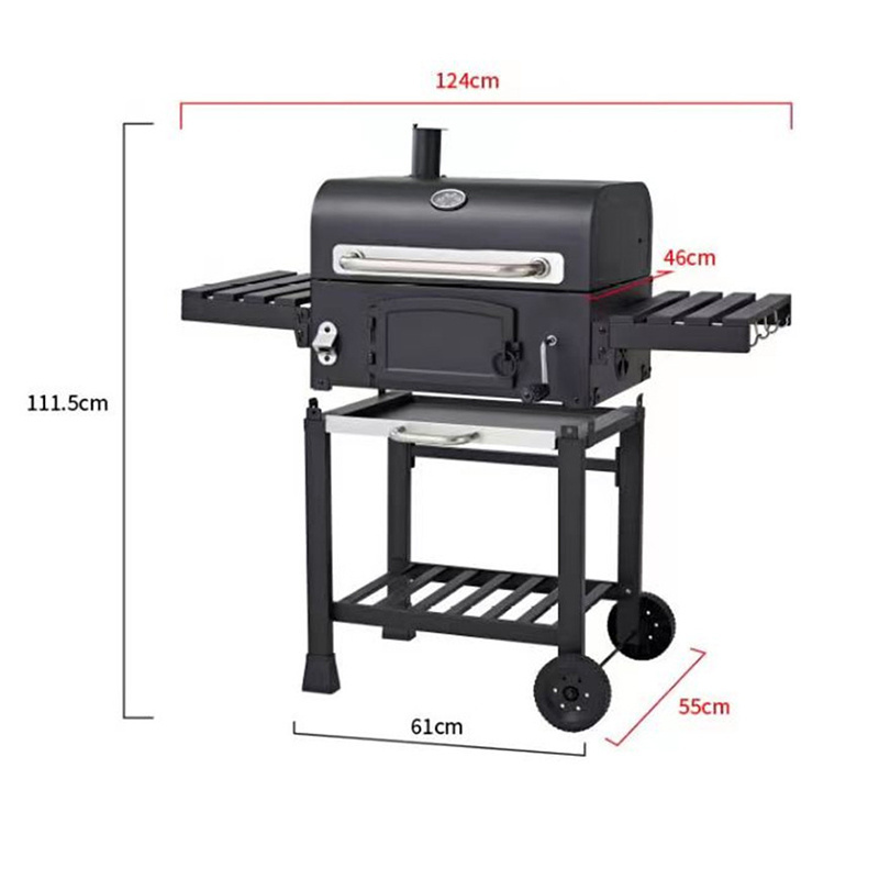 Homemade Custom Logo Camping Stainless Steel Outdoor Kitchen Folding BBQ Grills Cast Iron Barbecue Grill