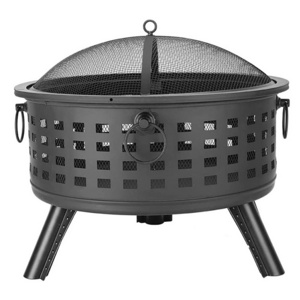 Wholesale Clay Charcoal Laminate Top Cover Fire Wood Baking Grill Barbecue Stove Wood Fire Pit For Camping Outdoor Party