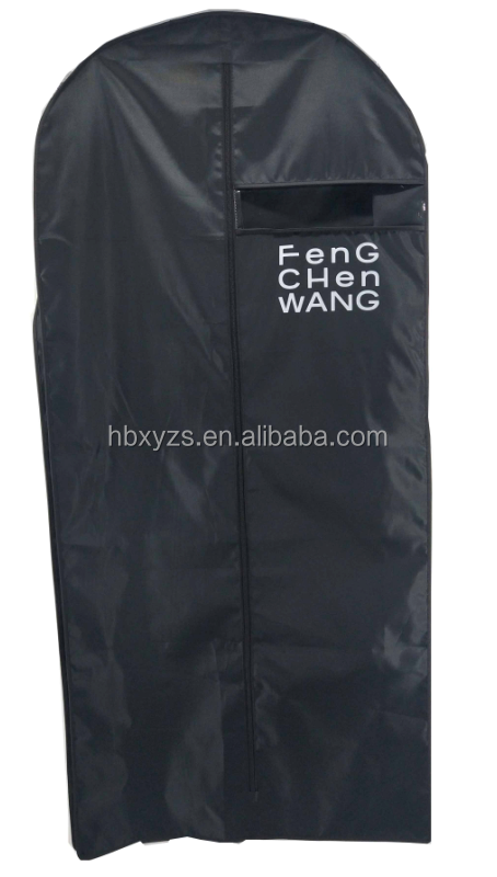 Custom Printed Breathable Wedding Dress Cover Suit Garment Bag WIth Logo