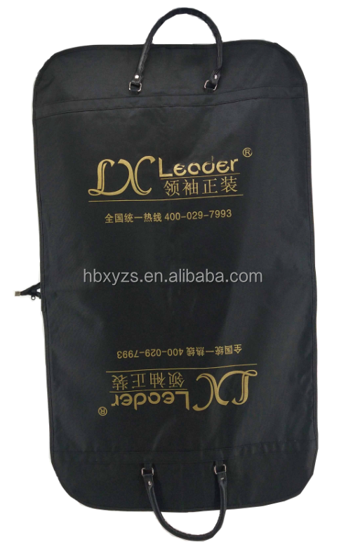 Custom Printed Breathable Wedding Dress Cover Suit Garment Bag WIth Logo