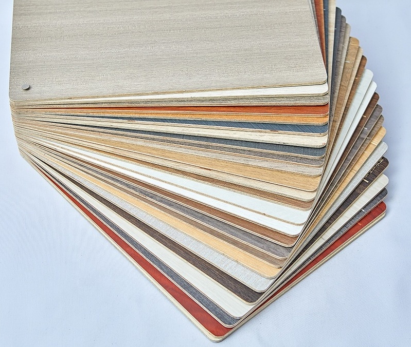 1.3mm 1.6mm HDF  Melamine MDF Laminated MDF door skin Board density 680kg/cbm