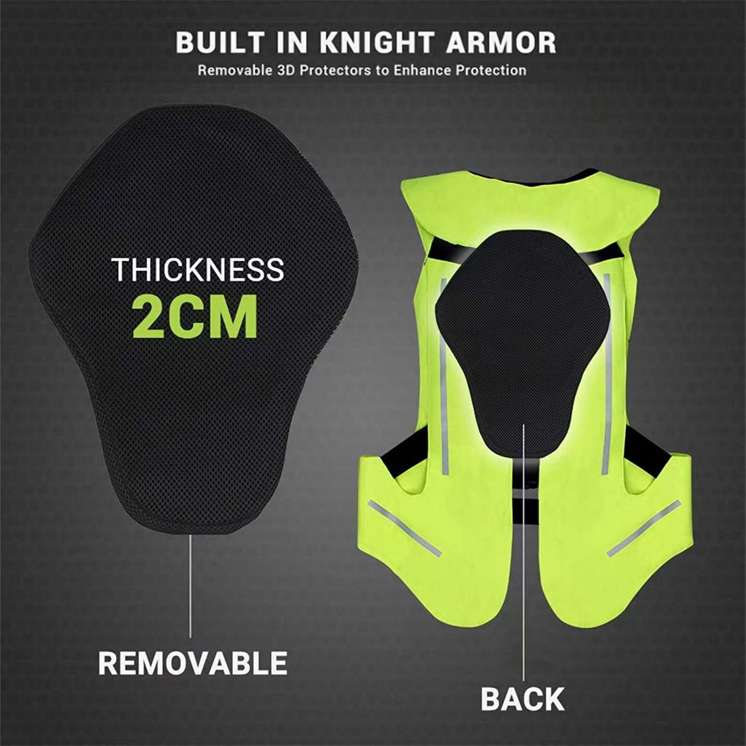 Reflective Vest Motorcycle Professional Advanced Air Bag System Motocross Airbag Vest