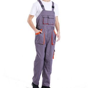 Tooling jumpsuit men's wear-resistant auto machine repair engineering construction suspender working bib pants