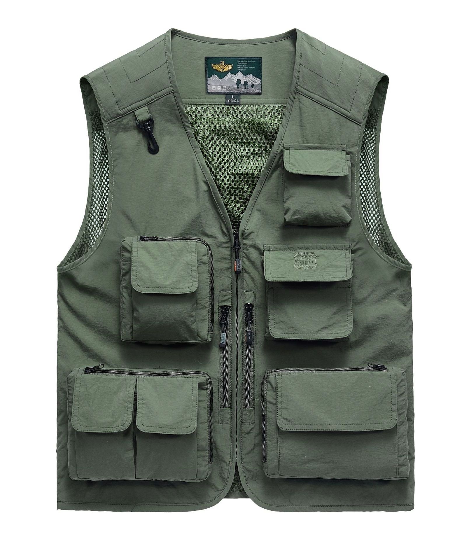 Outdoor Hunting Fly Fishing Fisherman Gilet with Multi Pockets Travel Photography Journalist Vest