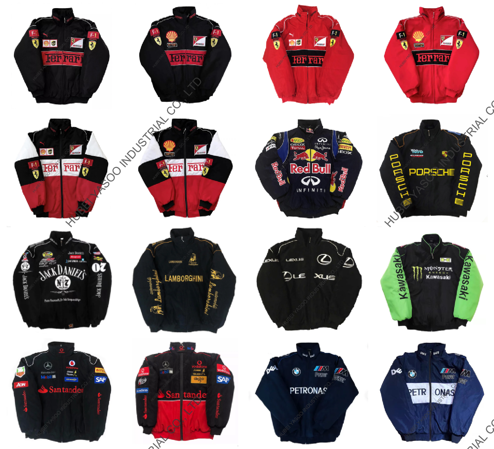 F1 Racing  Custom Motorcycle Jersey OEM ODM Motorcycle Cover Windbreak Full Embroidery Racing Jacket Motorbike Riding Jacket