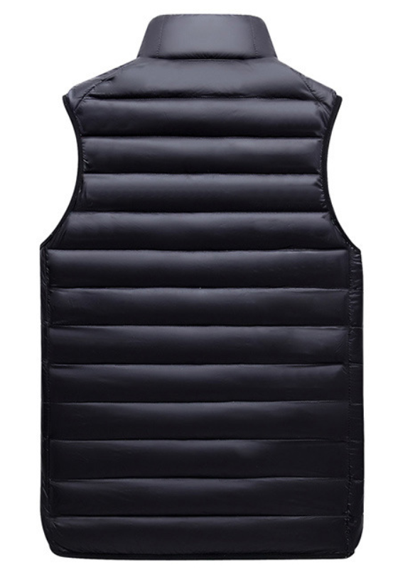 wholesale lightweight sleeveless nylon blank oem quilted gilet duck goose down padded women men puffer down vest custom logo