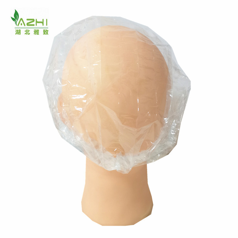 Wholesale Clip hat Disposable bouffant caps Non Woven Shower Mob PE Bath cap