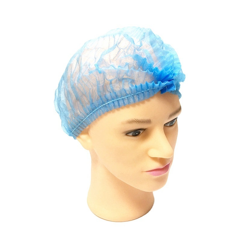 Wholesale Disposable Non Woven Clip cap  bouffant caps Shower Mob Shower Bath cap