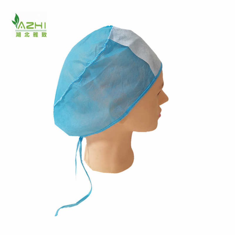 ZFree Sample Protective Operation surgical Disposable Consumables Hair Hat Non woven medical Surgeon Nurse Doctor Cap