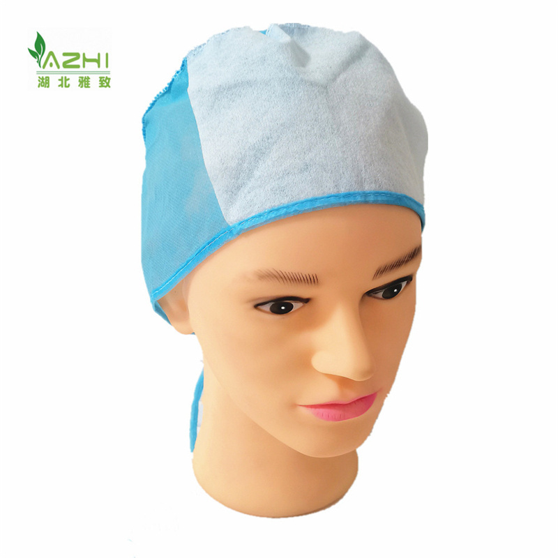 ZFree Sample Protective Operation surgical Disposable Consumables Hair Hat Non woven medical Surgeon Nurse Doctor Cap