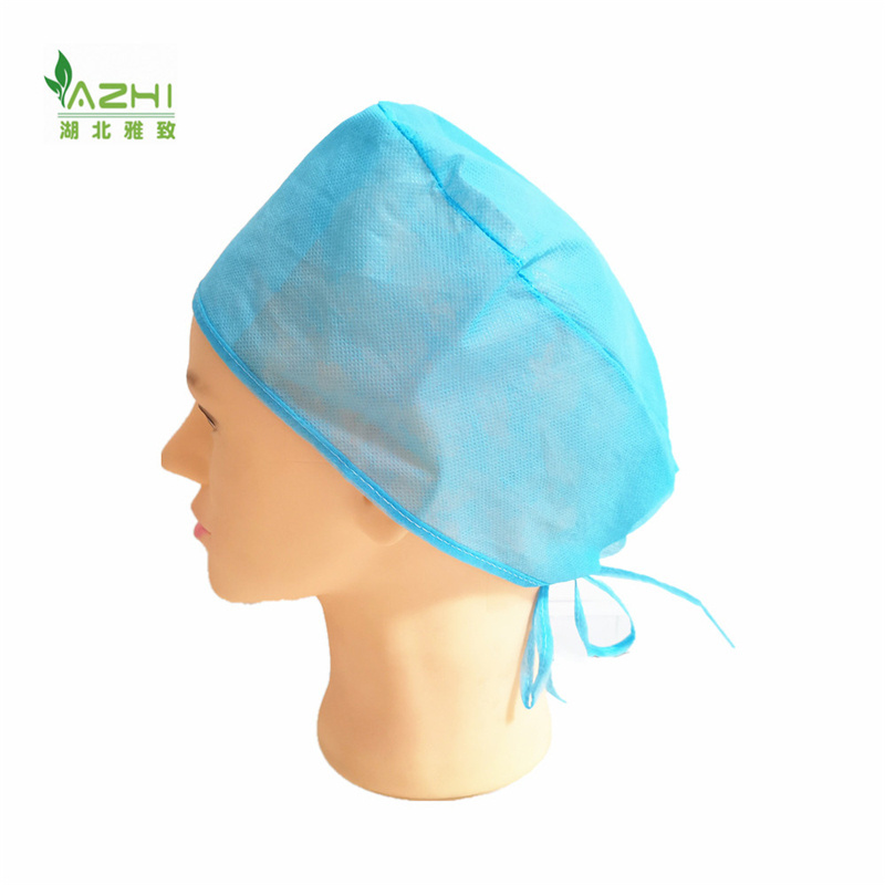 ZFree Sample Protective Operation surgical Disposable Consumables Hair Hat Non woven medical Surgeon Nurse Doctor Cap