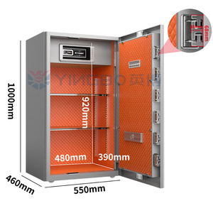 The refrigerator type  safe box with hidden handle and digital code office bank safes