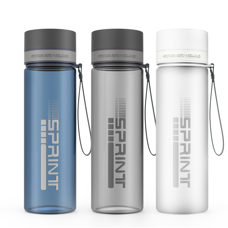 High Quality 800ml Bpa Free Tritan Drinkware Gym Motivational Plastic Sports Water Bottles