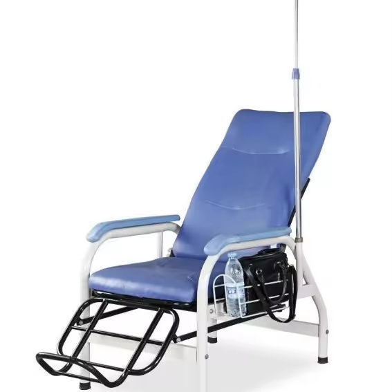 medical Dialysis Chair clinic transfusion chair medical waiting chair with IV pole