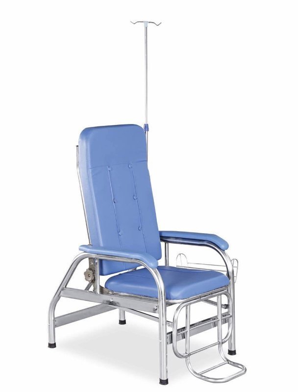 medical Dialysis Chair clinic transfusion chair medical waiting chair with IV pole