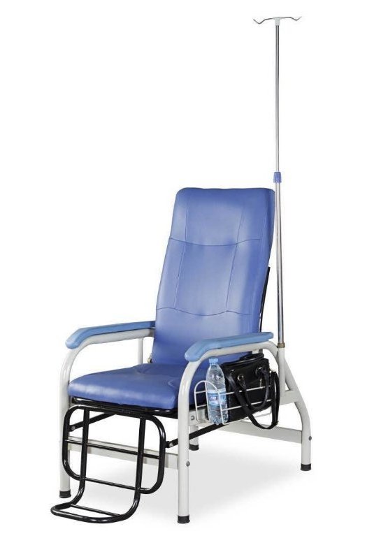 medical Dialysis Chair clinic transfusion chair medical waiting chair with IV pole