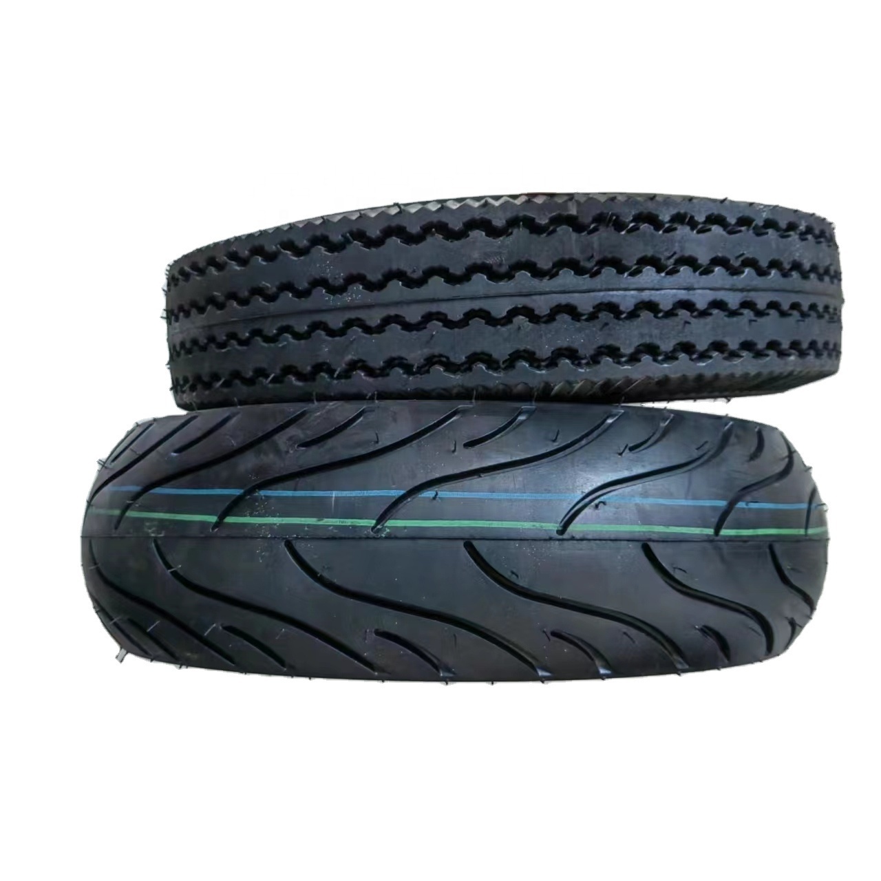 Rubber tire 300-8/400-8/400-12/450-12 electric tricycle solid tire with steel ring